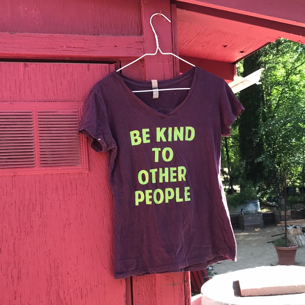 Next Level Apparel Purple Tee